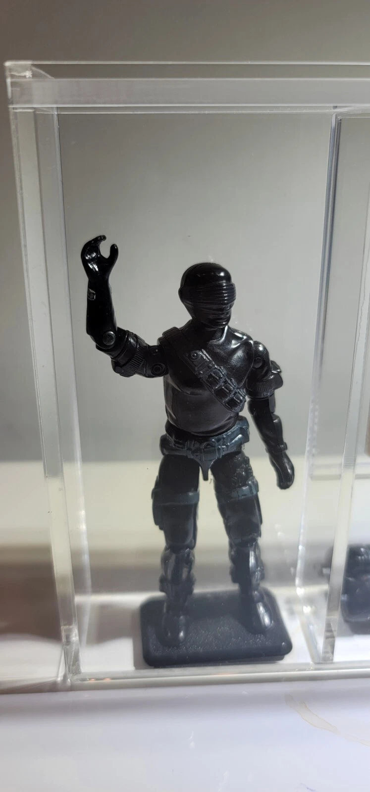 G.I. Joe® Acrylic Display Case for 3.75" Figures & Accessories  With File Card Slot | Museum-Style Protection