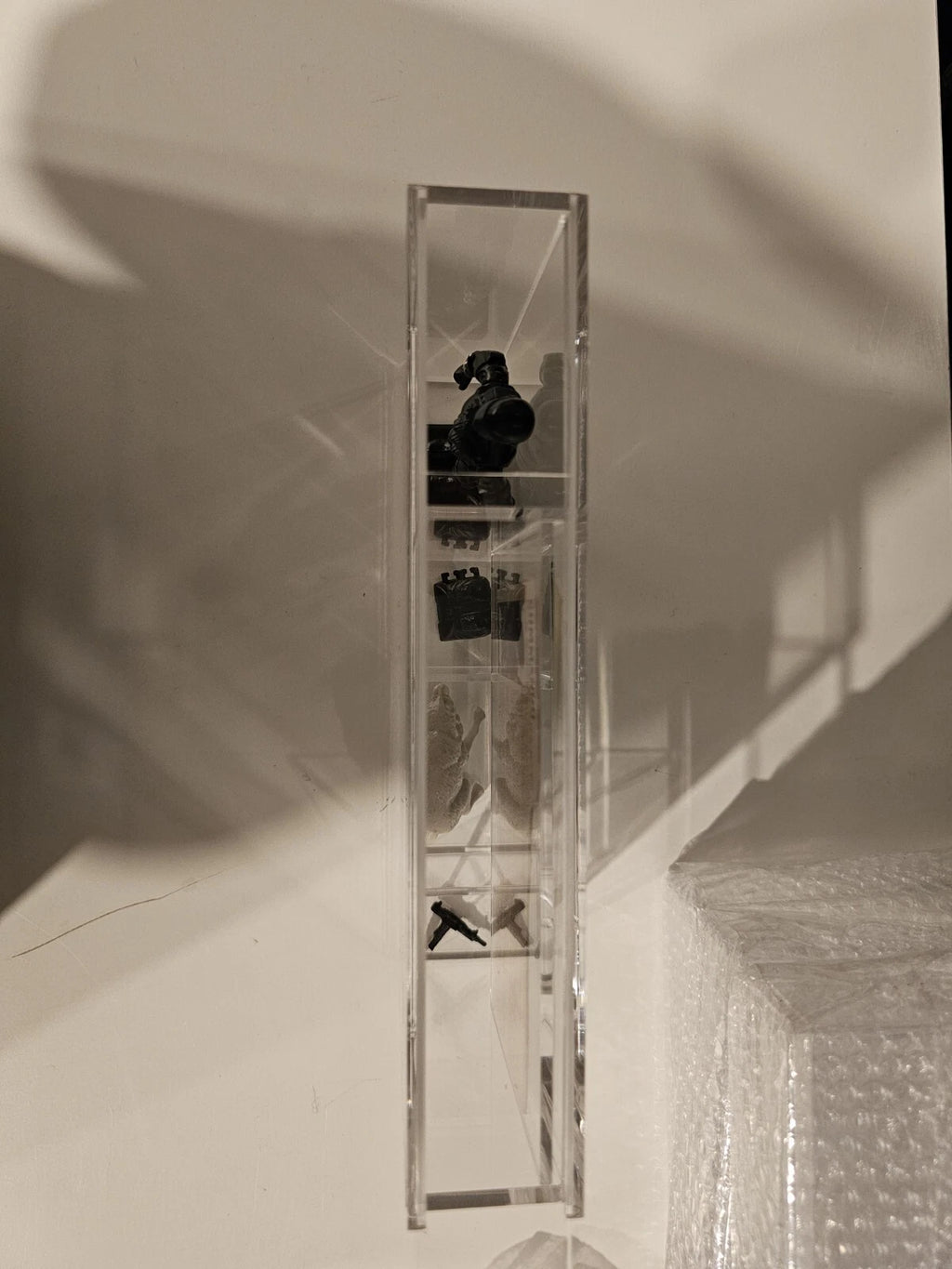 G.I. Joe® Acrylic Display Case for 3.75" Figures & Accessories  With File Card Slot | Museum-Style Protection