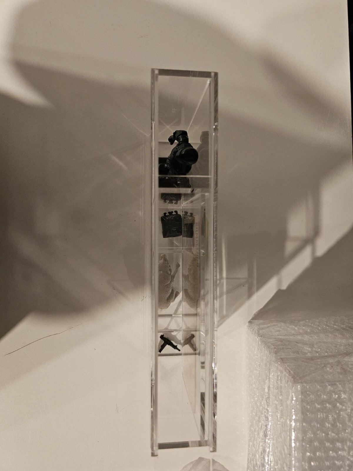 G.I. Joe® Acrylic Display Case for 3.75" Figures & Accessories  With File Card Slot | Museum-Style Protection