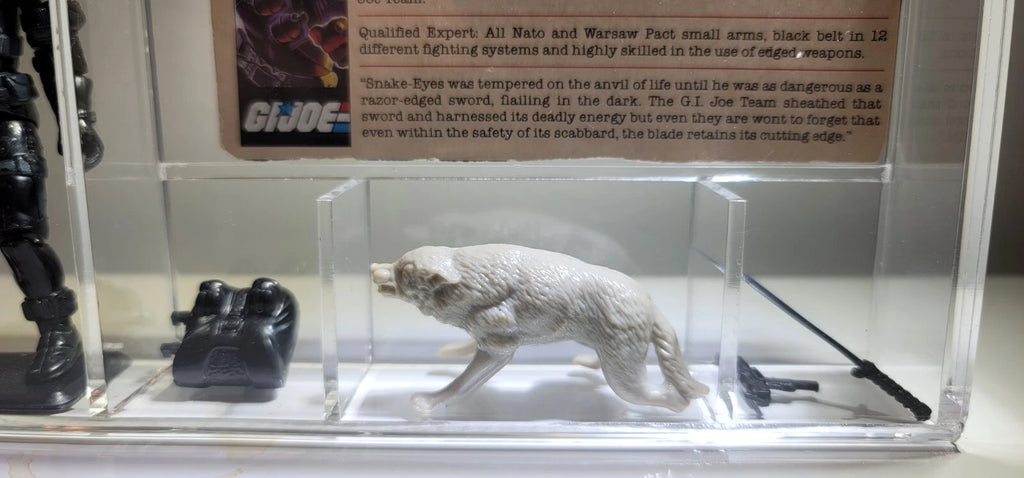 G.I. Joe® Acrylic Display Case for 3.75" Figures & Accessories  With File Card Slot | Museum-Style Protection